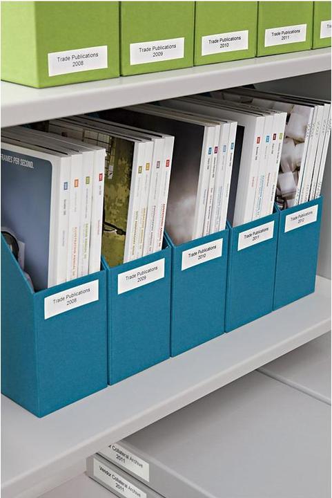 Actual product image Dymo Folder labels