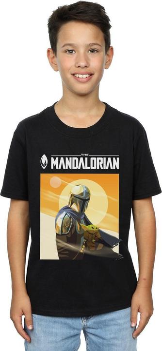 Immagine prodotto Star Wars The Mandalorian The Child Two Moons Maglietta Ragazzi (104)