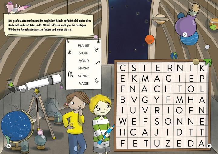 Actual product image Die Rätsel-Knacker - Das Geheimnis der magischen Schule (German, Lucie Göpfert, 2023)