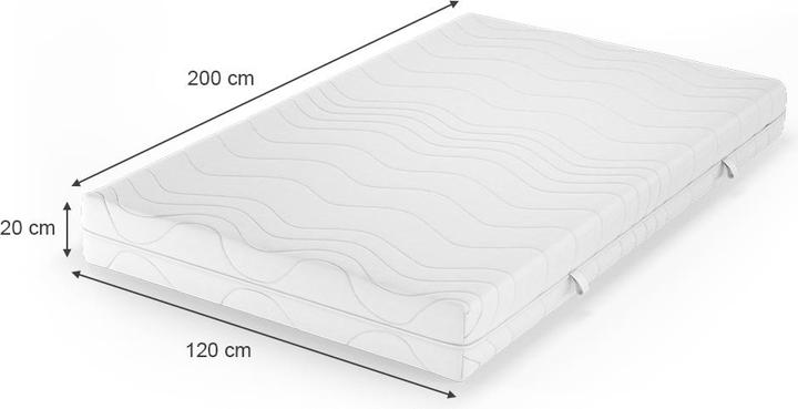 Immagine prodotto VitaliSpa Foamy (120 x 200 cm, Nucleo di schiuma)