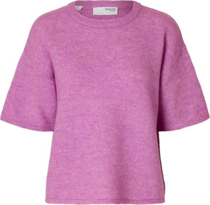Selected Femme Slfmaline-Liliana 2/4 Knit O-Neck Noos
