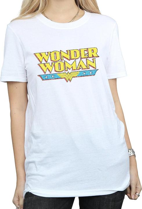 Immagine prodotto Wonder Woman Crackle Logo Maglietta Ampia Donna (S)