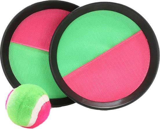 Toi-Toys Catch ball game with Velcro fastener, 3 pieces.