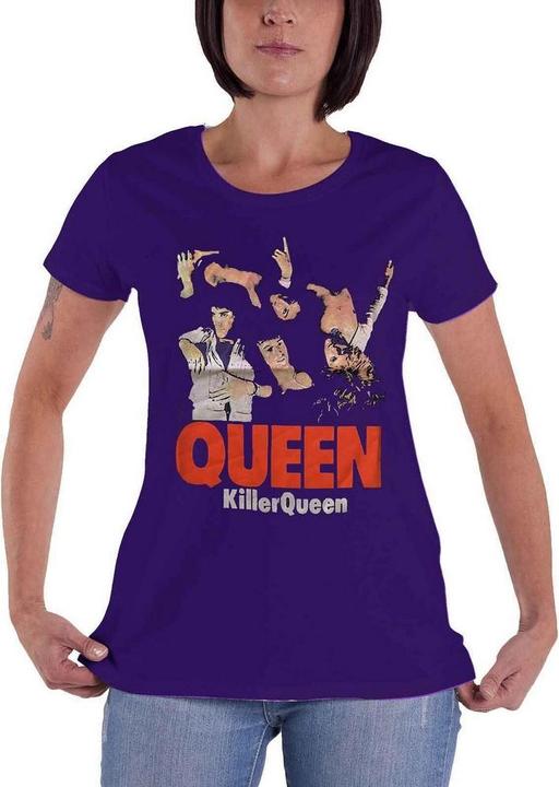 Image du produit Queen Womens/Ladies Killer Cotton T-shirt (S)