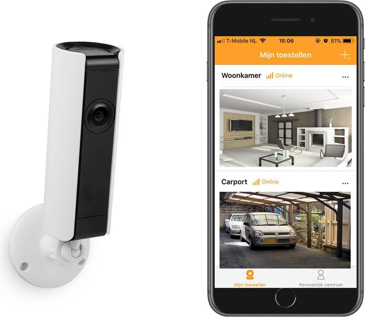 Actual product image Smartwares CIP-37183 180° Indoor IP Camera (1280 x 720 pixels)