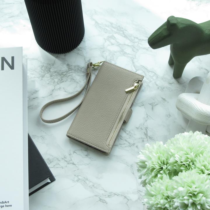 Produktbild PhoneLook Hülle Flip Wallet aus veganem Leder mit Brieftasche und Magnetverschluss (Apple iPhone 15 Pro)