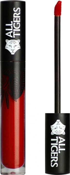 Actual product image All Tigers Liquid Lipstick matt vegan and natural (Bordeaux red)