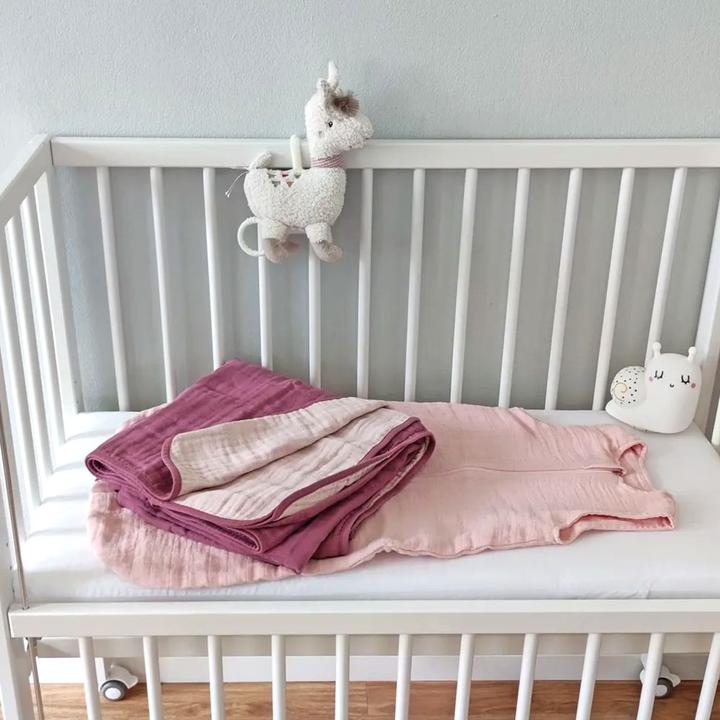 Actual product image Makian Muslin sleeping bag - Powder - Sleeping bags (100 cm)