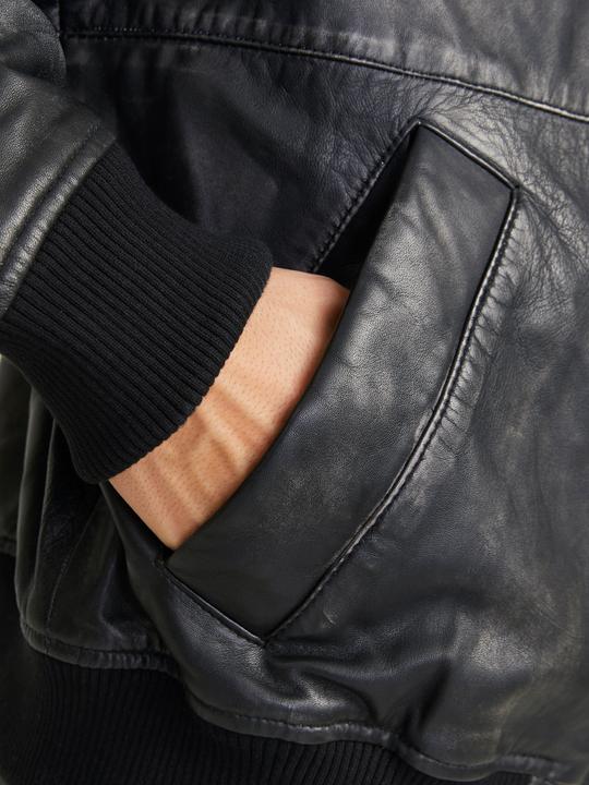 Actual product image Jack & Jones Joraustin Leather Bomber Jkt Styd Aw24 (M)