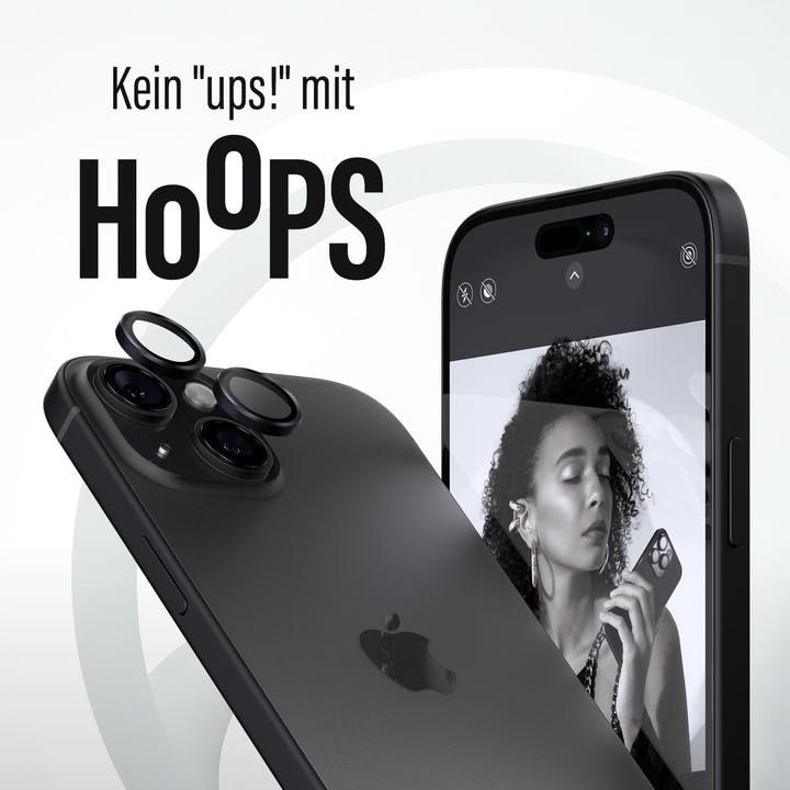 Immagine prodotto PanzerGlass Protezione lente fotocamera Hoops (1 Pezzo/i, Apple iPhone 15)