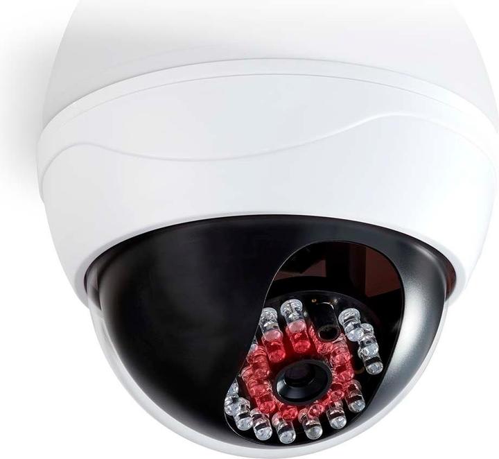 Produktbild Nedis DUMCD20WT Dummy-Überwachungskamera Dome IP44 Weiss