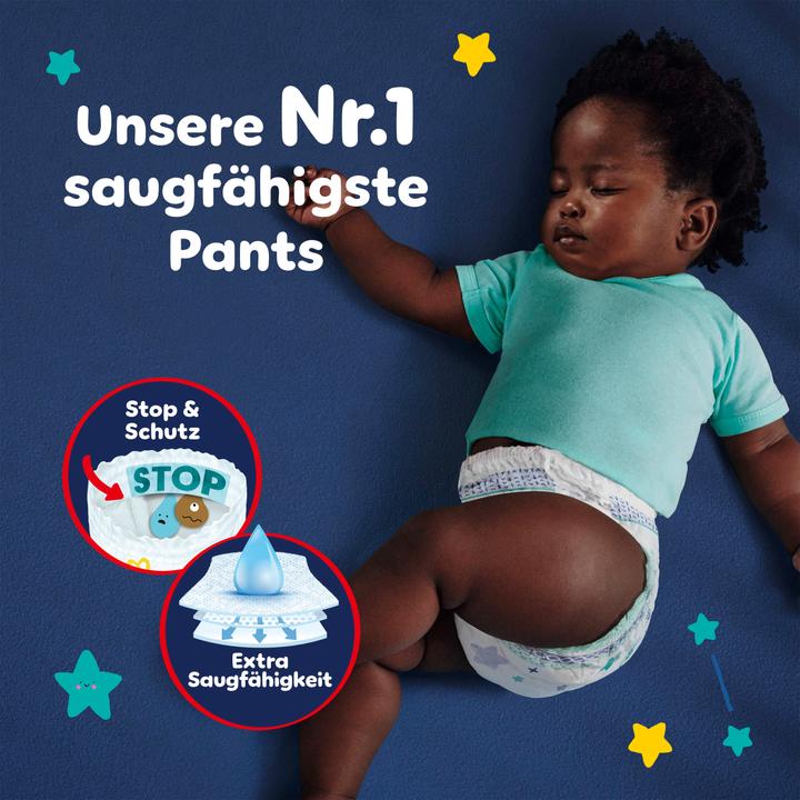 Actual product image Pampers Baby-Dry Night Pants (Size 4, Monthly box, 180 Piece)