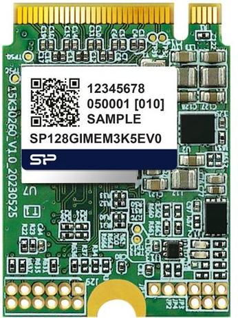 Actual product image Silicon Power Industrial SSD MEM3K0E M.2 2230 128GB PCIe 3.0 x4 (128 GB, M.2 2230)