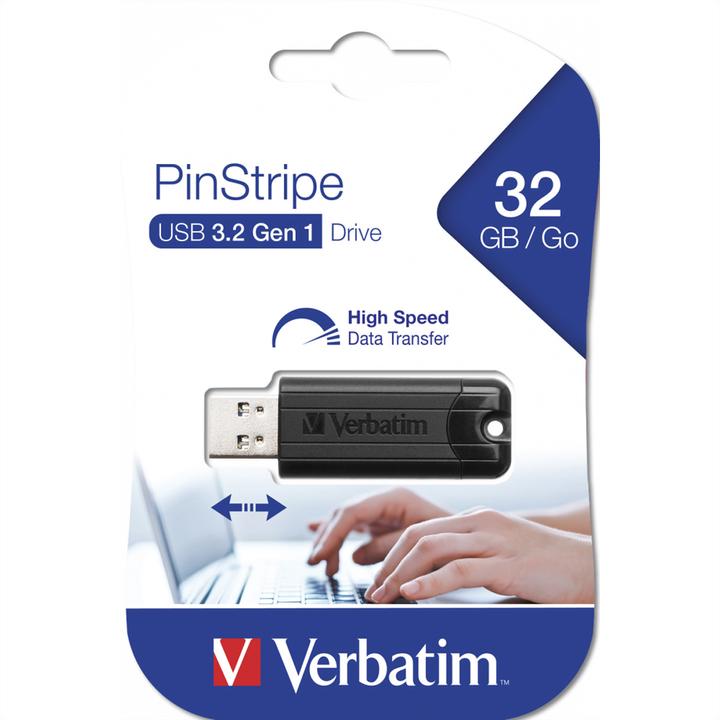Actual product image Verbatim Store 'n' Go Pin Stripe (32 GB, USB-A, USB 3.0)