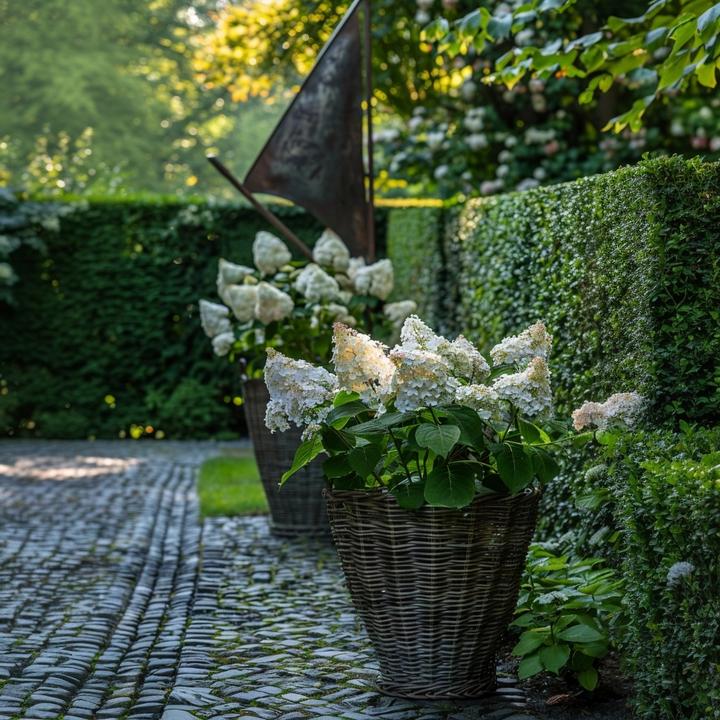 Image du produit Plant in a Box Hydrangea paniculata 'Early Harry' - Lot de 2 hortensias (25 cm)