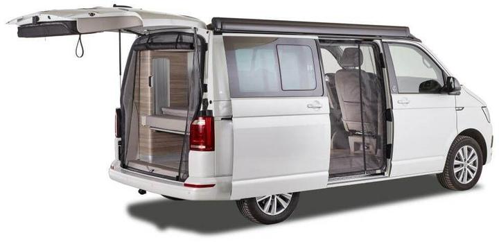 Actual product image VanQuito Mosquito net with sliding doors, right