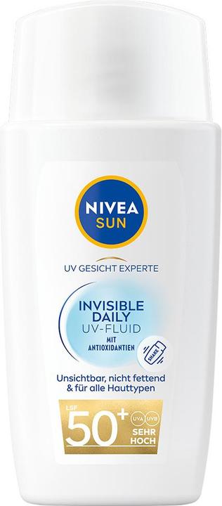 Image du produit NIVEA UV Face Fluide invisible quotidien SPF 50 (Crème solaire, SPF 50+, 40 ml, 70 g)