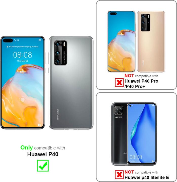 Actual product image Cadorabo TPU Candy Cover (Huawei P40)