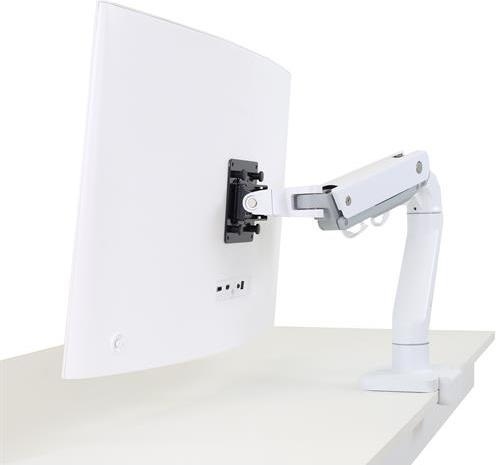 Image du produit Ergotron HX Desk Arm, Low-Profile Top Mount C-Clamp - Kit de fixation (bras articulé, étau) (Tables, 49")