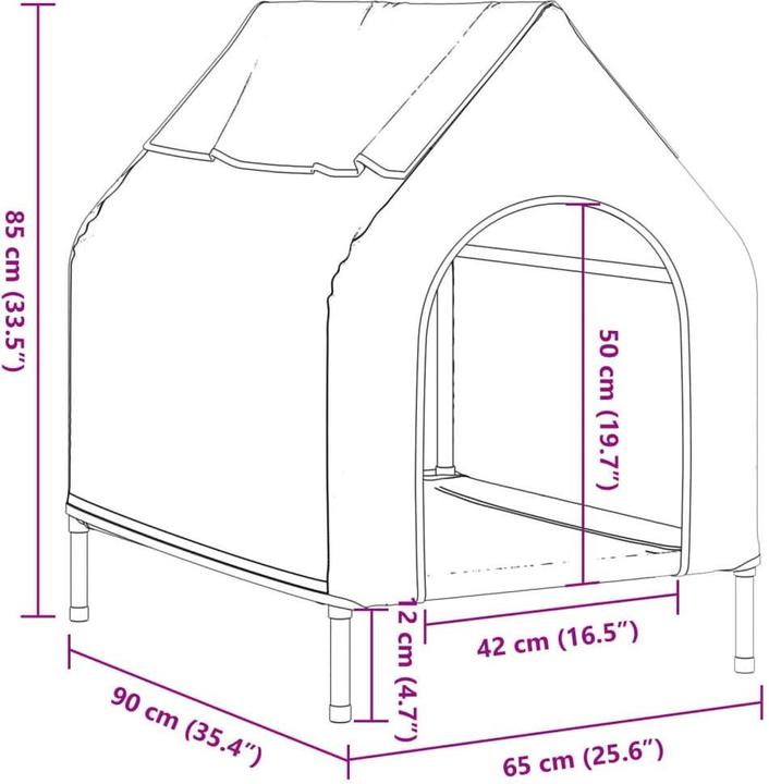 Image du produit VidaXL Kentigern (Niche pour chien)