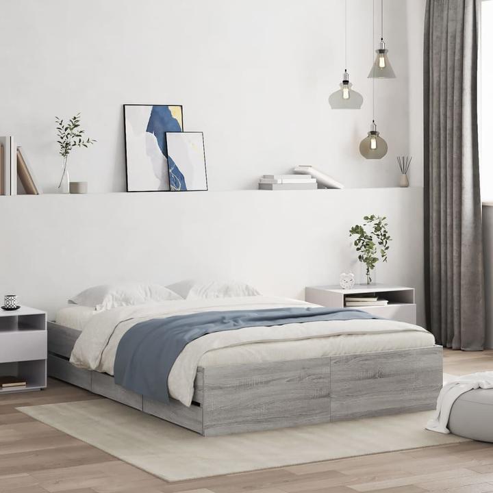 Produktbild VidaXL Bettgestell mit Schubladen (135 x 190 cm)