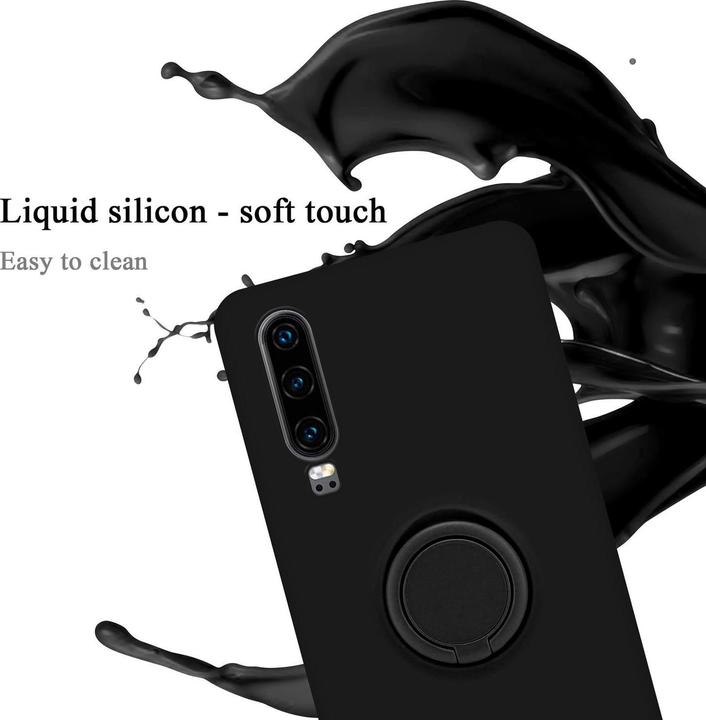 Productafbeelding Cadorabo TPU Vloeibare Ring Silicone Hoesje (Huawei P30)