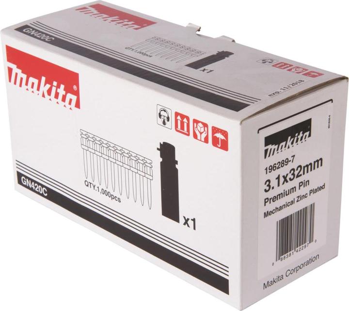 Actual product image Makita Concrete nail 3.1x32mm HC6 + gas