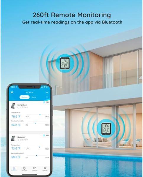 Immagine prodotto Govee Termometro Igrometro Bluetooth con schermo