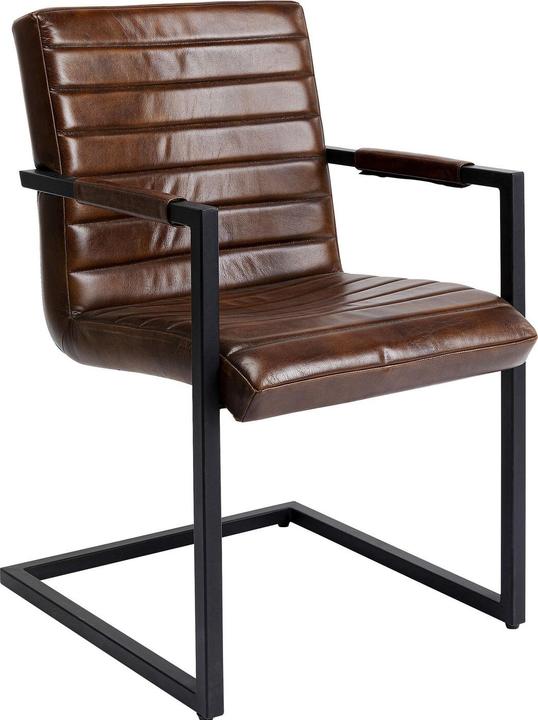 Immagine prodotto Kare Design Sedia a sbalzo Lola Leather Brown