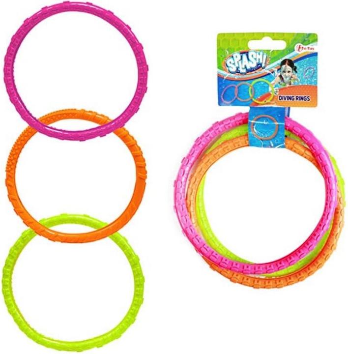 Actual product image Toi-Toys Splash Dive Rings Round