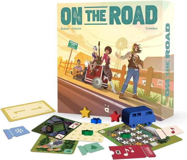 Actual product image Helvetiq On the road (Leo Colovini, Gabriele Bubola, Dutch, German, English, Spanish, French)