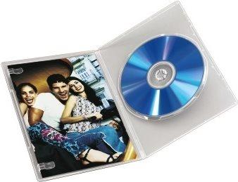 Actual product image Hama 1x10 DVD Empty Sleeve Slim Transparent 50% Blank