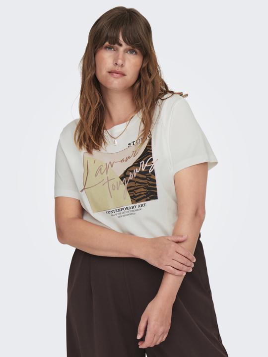 Immagine prodotto Only T-shirt regular fit con scollo rotondo e curve (M)