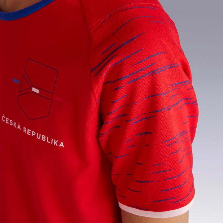 Actual product image Kipsta Football Shirt FF100 Czech Republic Kids (5, 6)