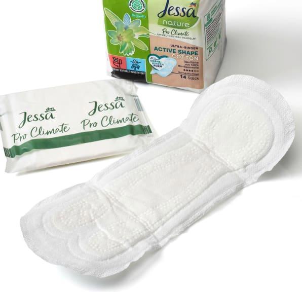 Produktbild dm Jessa Ultra-Binden Nature Active Shape (Damenbinden)