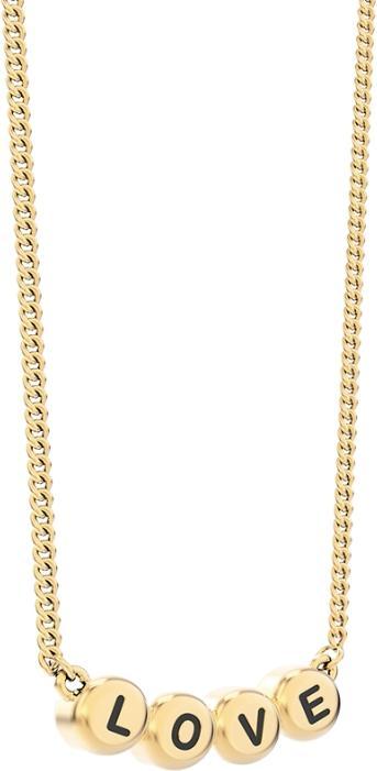 Produktbild MTM Love Letters Necklace (Messing, 18k Gold, 43 cm)