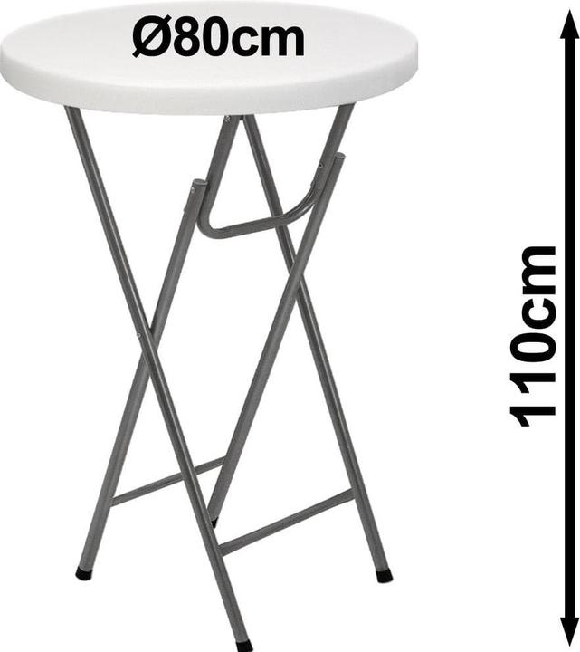 Immagine prodotto Casaria tavolo bar (110 x 72 x 72 cm)
