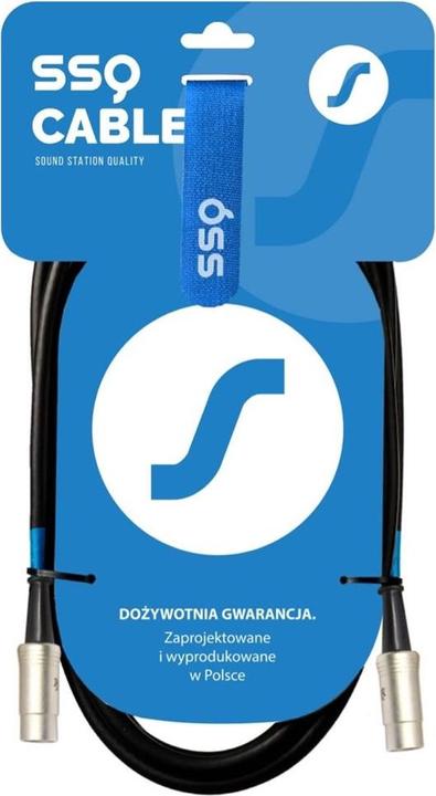 Actual product image SSQ MIDI1 SS-1417 Cable MIDI 5-pin - MIDI 5-pin 1 m Black (1 m, MIDI)