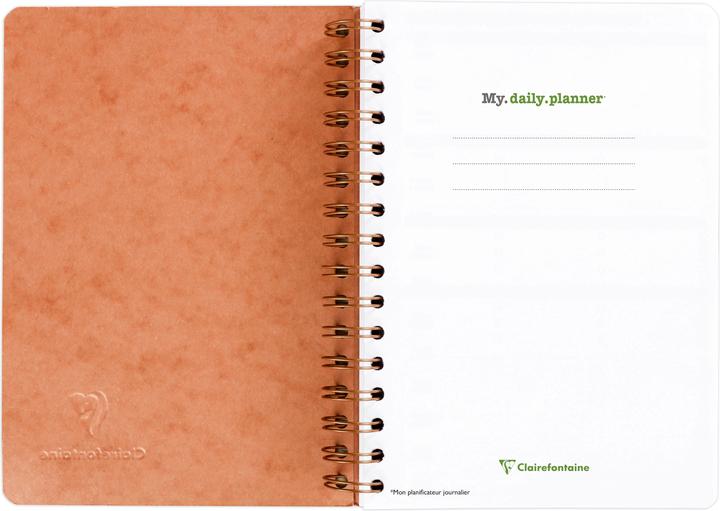 Produktbild Biella CLAIREFON Agenda AgeBag undatiert 78239C my Daily 125 Blatt tabak A5 (A5)