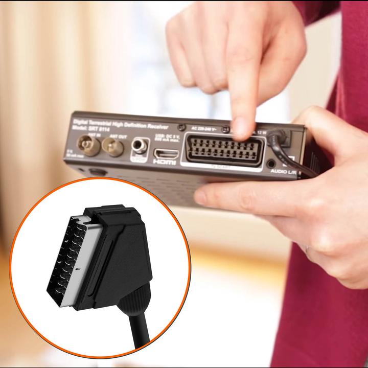 Image du produit LinQ Câble vidéo VGA/ Péritel (1.80 m)
