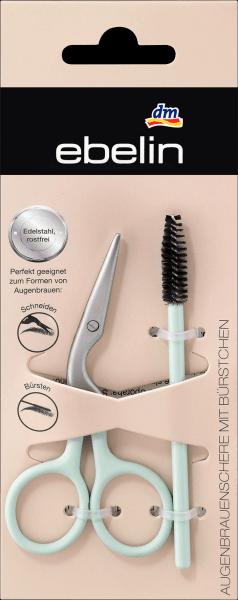 Image du produit dm ebelin Ciseaux à sourcils avec brosse