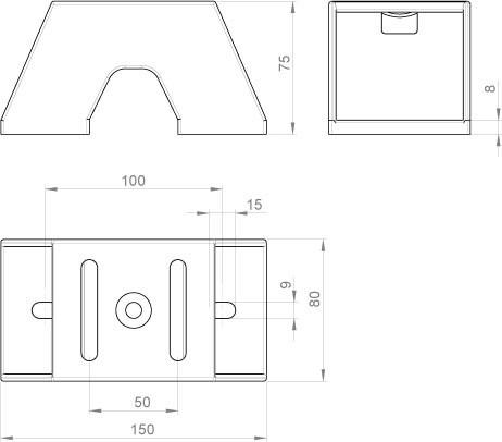 Immagine prodotto Unex Membro laterale gr isolato 66155 (150 mm, 1 pz.)