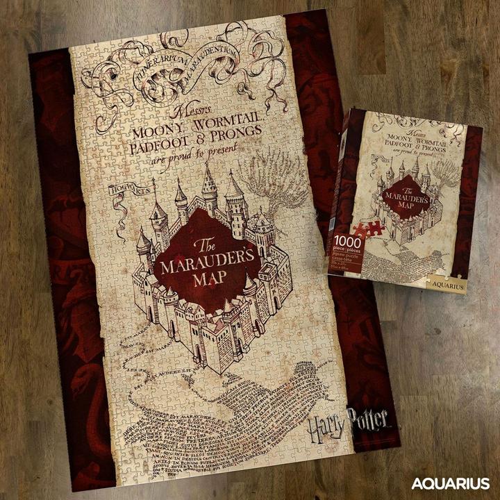 Produktbild Aquarius Harry Potter Puzzle Die Karte des Rumtreibers (1000 Teile) (1000 Teile)