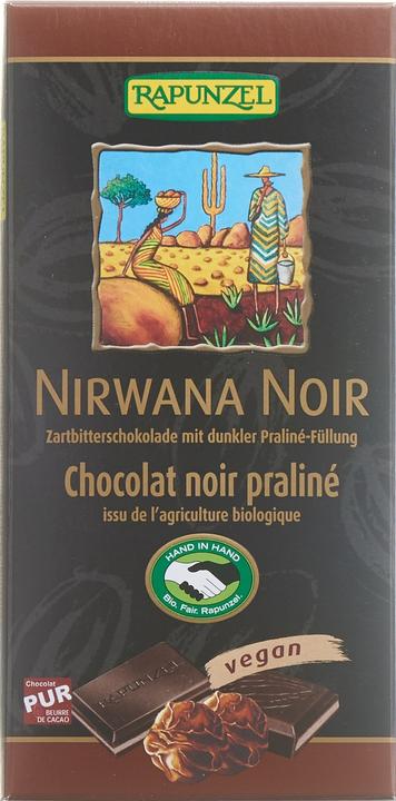 Immagine prodotto Rapunzel Cioccolato fondente 55% con Praliné Noir Nirvana (112 g)
