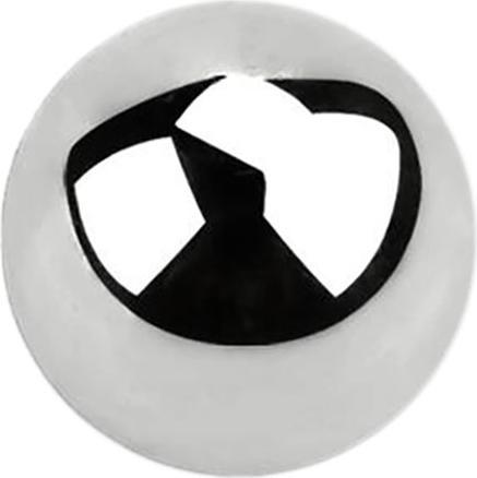 Produktbild Star Piercing Kugel silber (ohne Messing, Chirurgenstahl 316L)