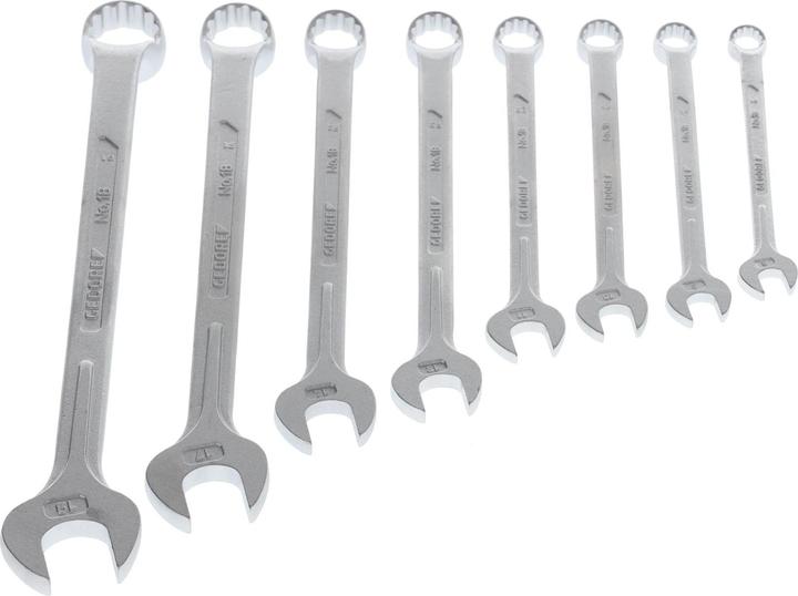 Actual product image Gedore Combination wrench set 8pcs (8 mm, 9 mm, 10 mm, 11 mm, 13 mm, 14 mm, 17 mm, 19 mm)