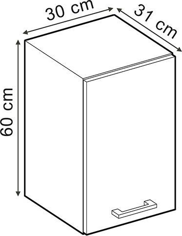 Produktbild Vicco Hängeschrank R-Line (30 x 60 x 31 cm)