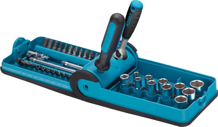 Produktbild HAZET Steckschlüssel- und Bit Satz „Smart Case“ 856-1HP ∙ Vierkant6,3 mm (1/4 Zoll), Sechskant6,3 (… (14 mm, 13 mm, 12 mm, 11 mm, 10  mm)
