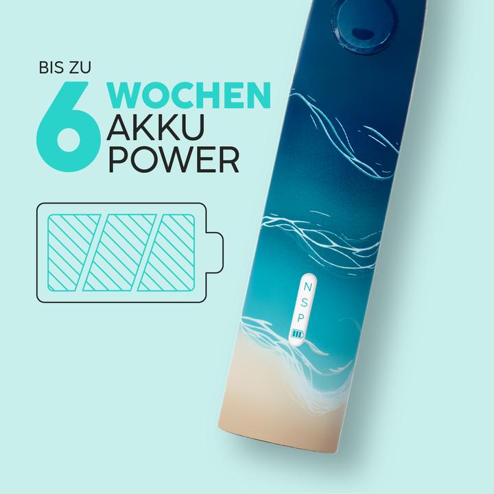 Actual product image happybrush ECO VIBE 3 Starter Kit Ocean (Sonic toothbrush)