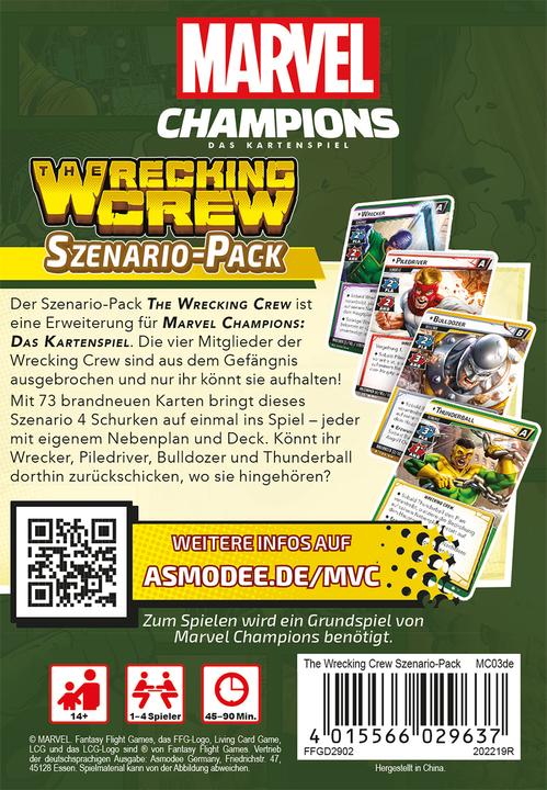 Actual product image FFG Card Game Marvel Champions: LCG - Wrecking Crew (German)